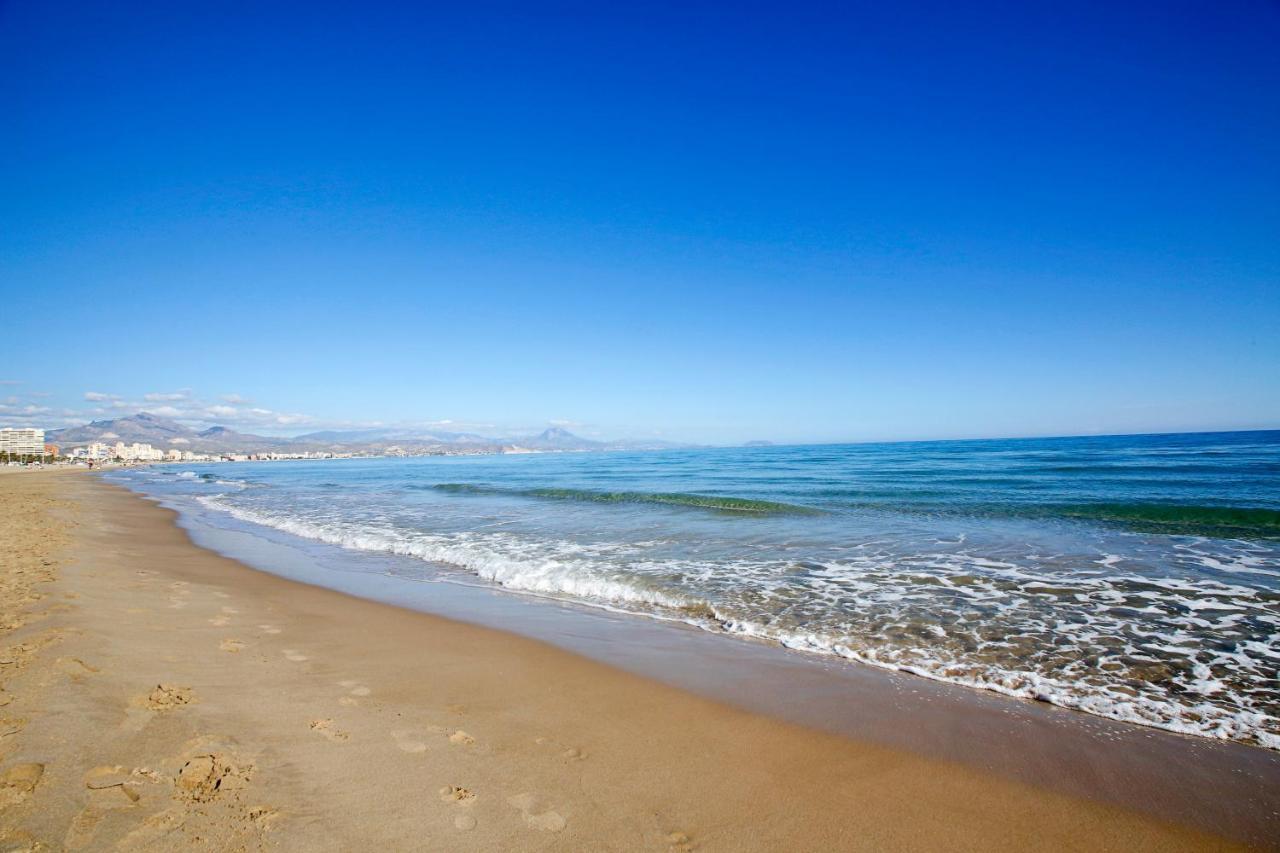 San Juan Beach Apartment With Ac And Views Alicante Eksteriør bilde