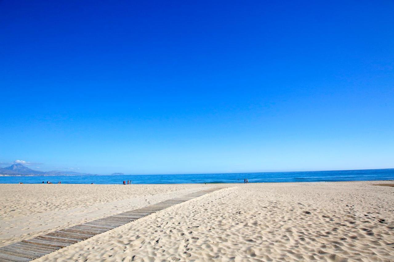San Juan Beach Apartment With Ac And Views Alicante Eksteriør bilde