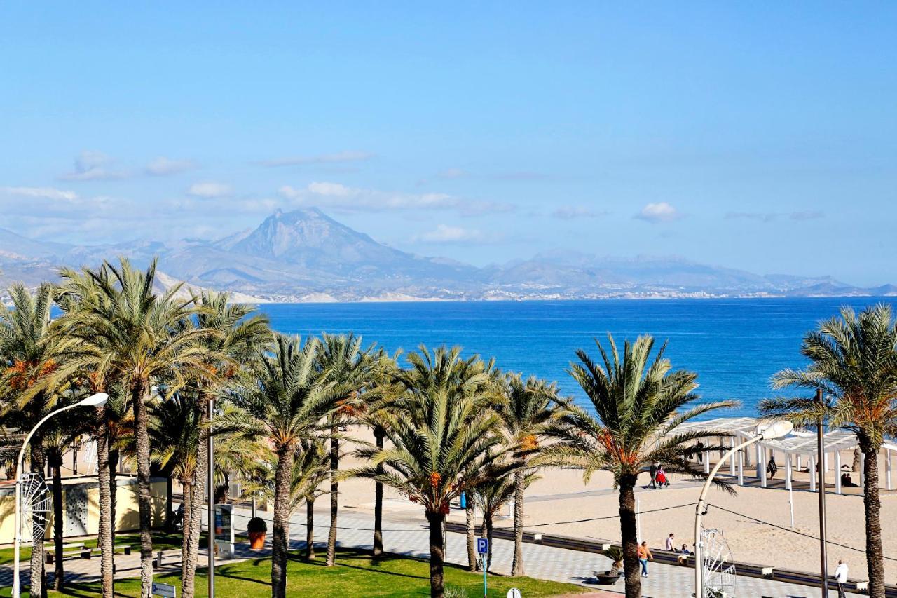 San Juan Beach Apartment With Ac And Views Alicante Eksteriør bilde